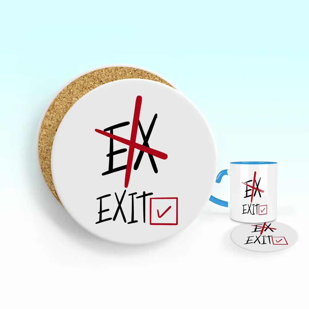 Podkładka pod kubek - Ex / EXIT