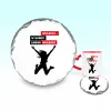 Podkładka pod kubek - WOLNOŚĆ, W KOŃCU KURWA WOLNOŚĆ - kobieta